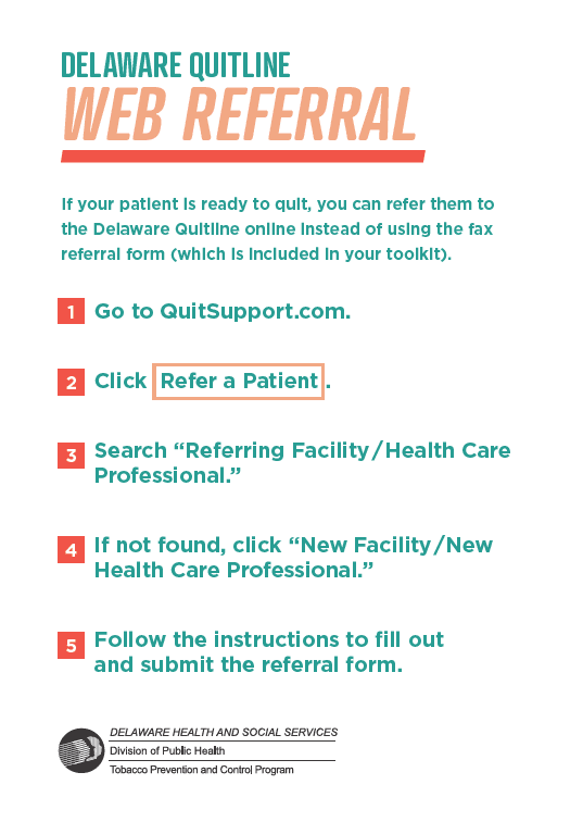 Tobacco Cessation Web Referral