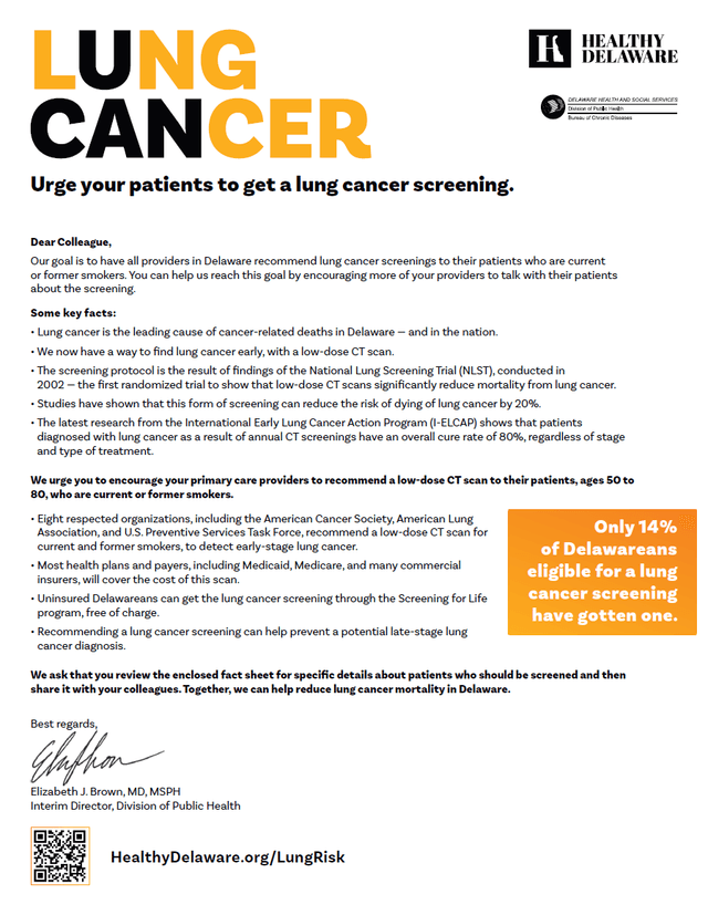 Lung Cancer Screening Provider